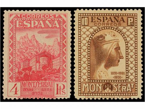 **/* ESPAÑA. Ed. 636/49. SERIE COMPLETA con y sin fijasellos