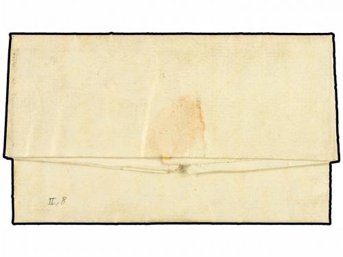 ✉ ESPAÑA. Ed. 1A. 1850. MATARÓ a BARCELONA. 6 cuartos negro 