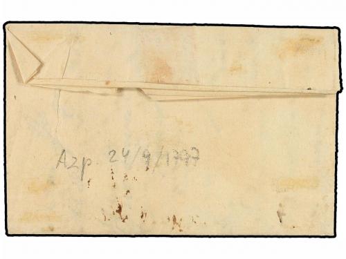 ✉ ESPAÑA: PREFILATELIA. 1797. AZPEITIA a SAN SEBASTIÁN. Marc