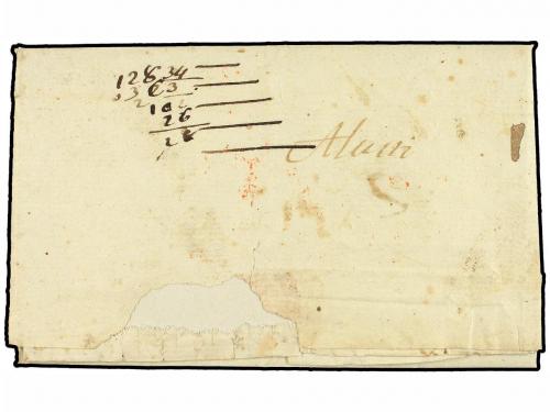 ✉ PANAMA. 1815 (30 Sept.). PANAMÁ a FUENTERRAVÍA (España). M