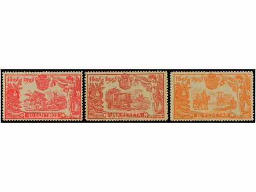 ** ESPAÑA. Ed. 257/66. SERIE COMPLETA, centrajes excepcional