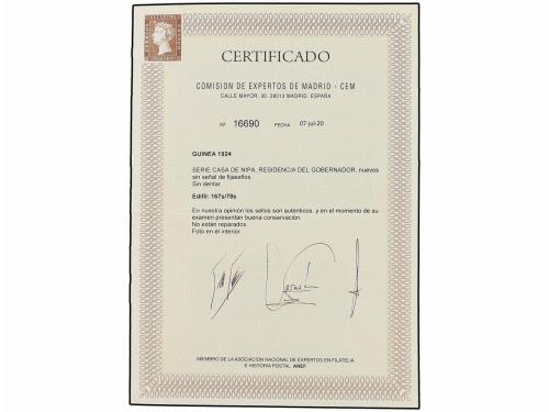 ** COLONIAS ESPAÑOLAS: GUINEA. Ed. 167/78s. SERIE COMPLETA S