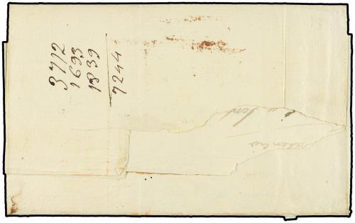 ✉ ESPAÑA: PREFILATELIA. 1819. CHIVA a VALENCIA. Marca CHIVA/