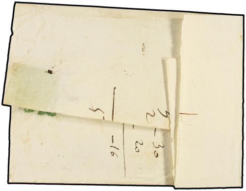 ✉ ESPAÑA: PREFILATELIA. (1830 CA.). Envuelta dirigida a JAÉN