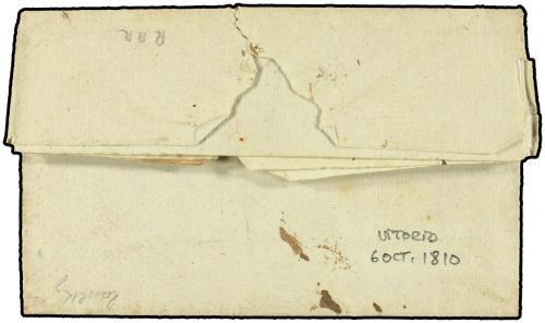 ✉ ESPAÑA: PREFILATELIA. 1810. VITORIA a FRANCIA. Marca Nº 21