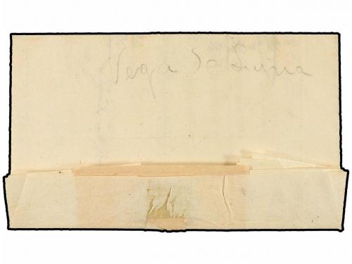 ✉ COLOMBIA. 1824 (8 Septiembre). VEGA DE JUDIA a POPAYAN. Ca