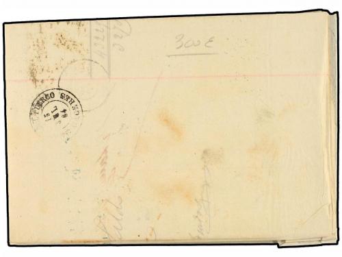 ✉ ESPAÑA. Ed. 64. 1864. MADRID a ARROYO DEL PUERCO. 4 cuarto