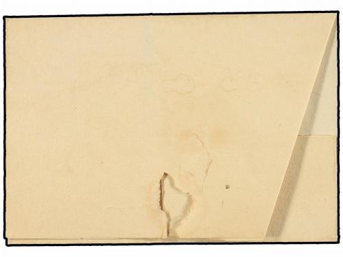 ✉ PERU. (1840 CA.). Envuelta sin texto circulada a CASMA. Ma