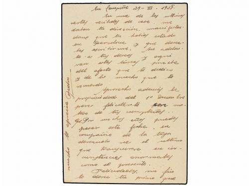 ✉ ESPAÑA GUERRA CIVIL. 1938. Tarjeta postal de Campaña del S