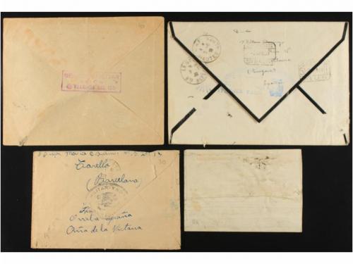 ✉ ESPAÑA GUERRA CIVIL. 1939-40. CAMPOS DE CONCENTRACIÓN EN F