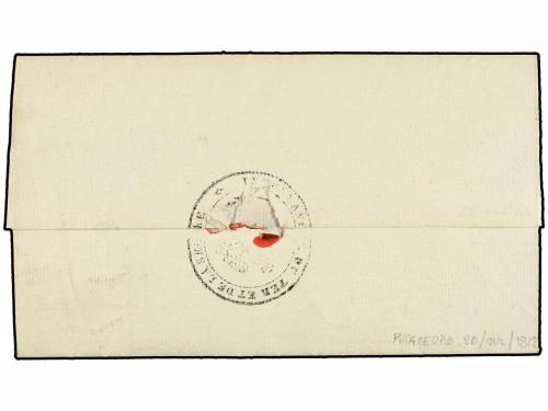 ✉ ESPAÑA: PREFILATELIA. 1812. PUIGCERDÀ a GIRONA. Marca 133 