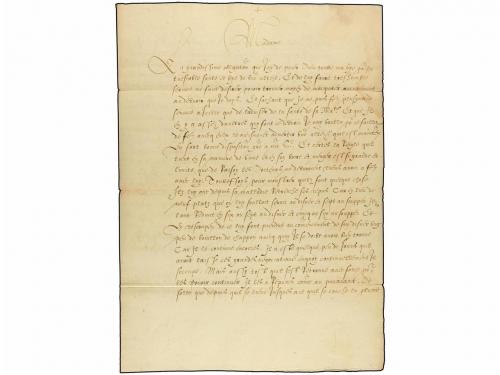 ✉ PORTUGAL. 1582 (15 Nov.). OCUPACIÓN ESPAÑOLA DE PORTUGAL. 