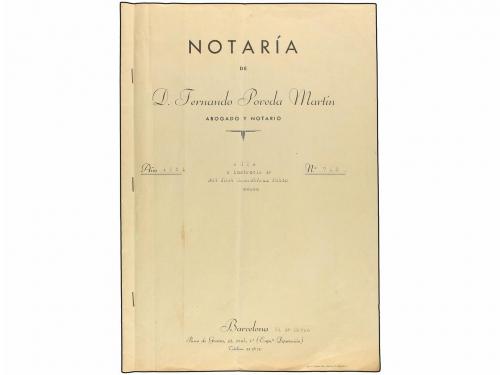 ✉ ESPAÑA. Ed. 1075/82. 1951. CENTENARIO. Sobre de gran tamañ