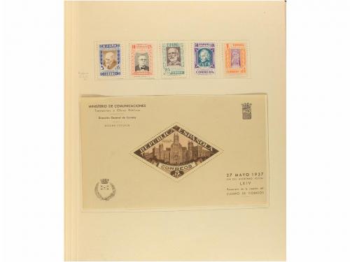 LOTES y COLECCIONES. ESPAÑA VARIOS. Colección de BENEFICENCI