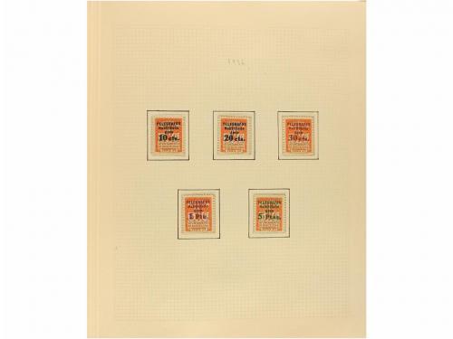 LOTES y COLECCIONES. ESPAÑA VARIOS. Colección de BENEFICENCI