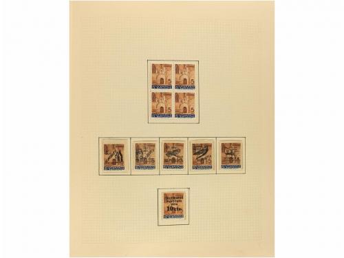 LOTES y COLECCIONES. ESPAÑA VARIOS. Colección de BENEFICENCI