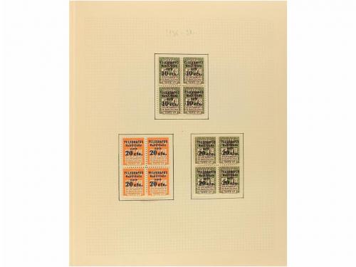 LOTES y COLECCIONES. ESPAÑA VARIOS. Colección de BENEFICENCI