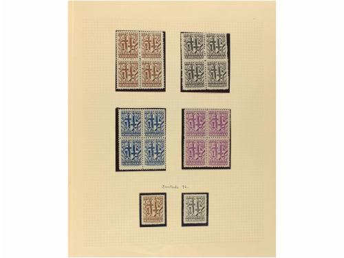 LOTES y COLECCIONES. ESPAÑA VARIOS. Colección de BENEFICENCI