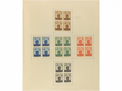 LOTES y COLECCIONES. ESPAÑA VARIOS. Colección de BENEFICENCI