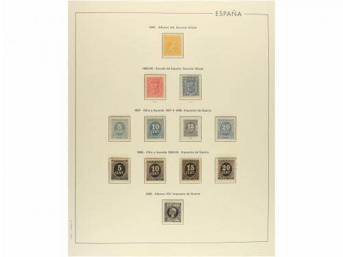 LOTES y COLECCIONES. ESPAÑA. Colección de 1889 a 1938. Muy c