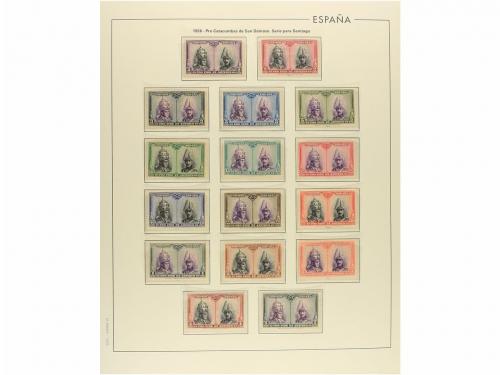 LOTES y COLECCIONES. ESPAÑA. Colección de 1889 a 1938. Muy c