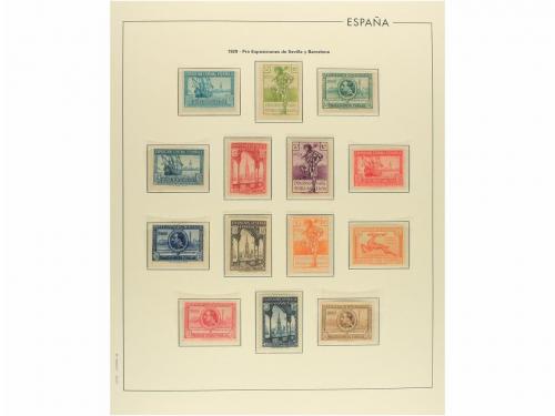 LOTES y COLECCIONES. ESPAÑA. Colección de 1889 a 1938. Muy c