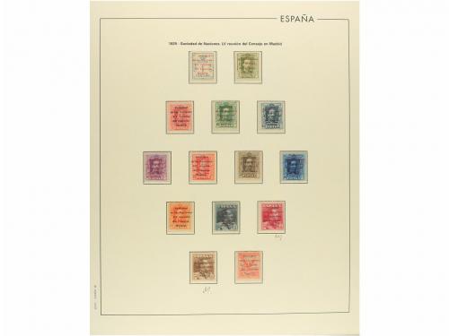 LOTES y COLECCIONES. ESPAÑA. Colección de 1889 a 1938. Muy c