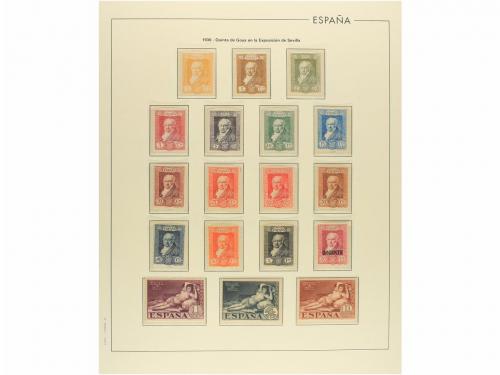 LOTES y COLECCIONES. ESPAÑA. Colección de 1889 a 1938. Muy c