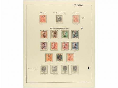 LOTES y COLECCIONES. ESPAÑA. Colección de 1889 a 1938. Muy c