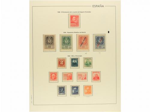 LOTES y COLECCIONES. ESPAÑA. Colección de 1889 a 1938. Muy c