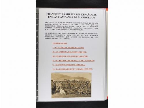 ✉ MARRUECOS. CAMPAÑAS MILITARES EN MARRUECOS 1909 a 1927. Co