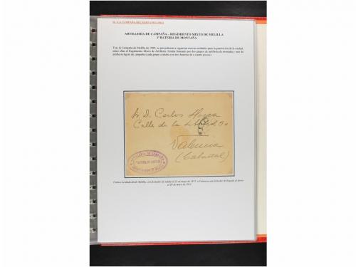 ✉ MARRUECOS. CAMPAÑAS MILITARES EN MARRUECOS 1909 a 1927. Co