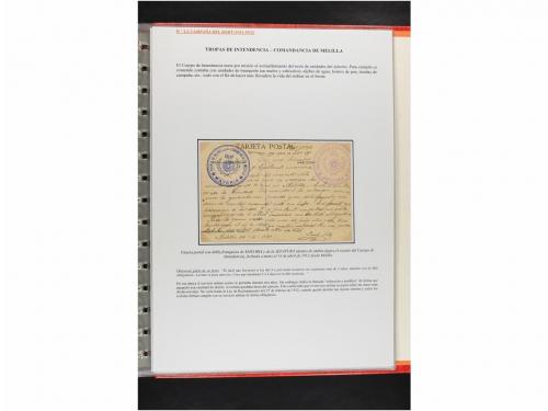 ✉ MARRUECOS. CAMPAÑAS MILITARES EN MARRUECOS 1909 a 1927. Co