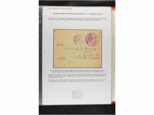 ✉ MARRUECOS. CAMPAÑAS MILITARES EN MARRUECOS 1909 a 1927. Co