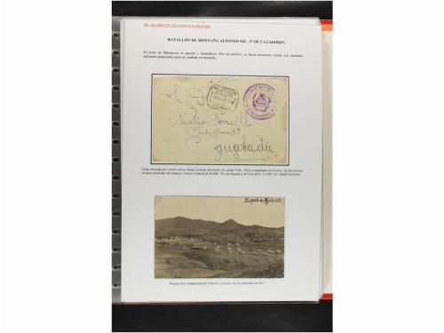 ✉ MARRUECOS. CAMPAÑAS MILITARES EN MARRUECOS 1909 a 1927. Co