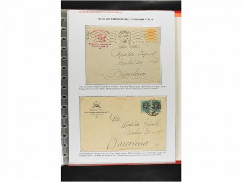 ✉ MARRUECOS. CAMPAÑAS MILITARES EN MARRUECOS 1909 a 1927. Co