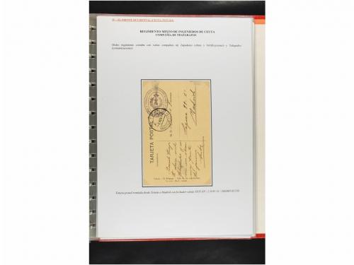 ✉ MARRUECOS. CAMPAÑAS MILITARES EN MARRUECOS 1909 a 1927. Co