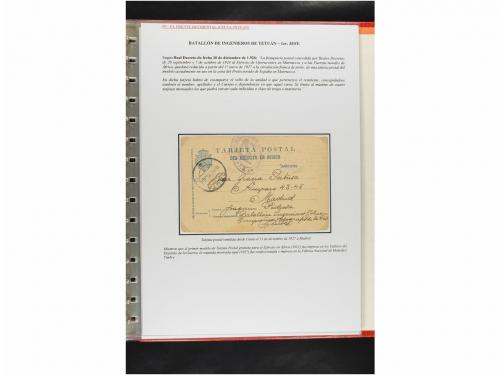 ✉ MARRUECOS. CAMPAÑAS MILITARES EN MARRUECOS 1909 a 1927. Co
