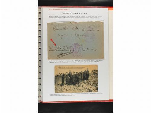 ✉ MARRUECOS. CAMPAÑAS MILITARES EN MARRUECOS 1909 a 1927. Co