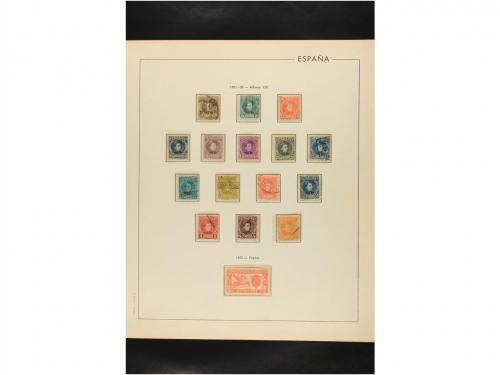 LOTES y COLECCIONES. ESPAÑA. Colección de 1900 a 1950 montad