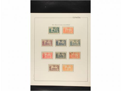 LOTES y COLECCIONES. ESPAÑA. Colección de 1900 a 1950 montad