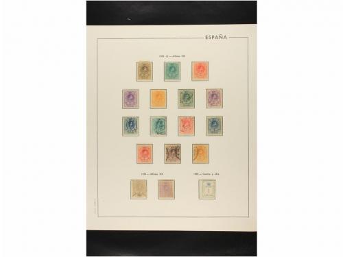 LOTES y COLECCIONES. ESPAÑA. Colección de 1900 a 1950 montad