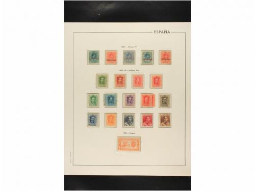 LOTES y COLECCIONES. ESPAÑA. Colección de 1900 a 1950 montad