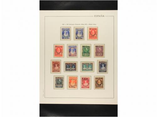 LOTES y COLECCIONES. ESPAÑA. Colección de 1900 a 1950 montad