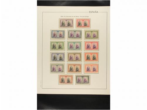 LOTES y COLECCIONES. ESPAÑA. Colección de 1900 a 1950 montad