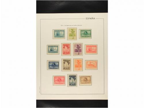LOTES y COLECCIONES. ESPAÑA. Colección de 1900 a 1950 montad
