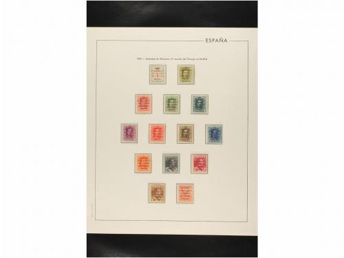 LOTES y COLECCIONES. ESPAÑA. Colección de 1900 a 1950 montad