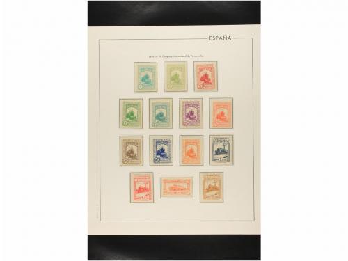 LOTES y COLECCIONES. ESPAÑA. Colección de 1900 a 1950 montad