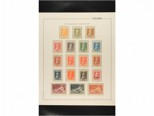 LOTES y COLECCIONES. ESPAÑA. Colección de 1900 a 1950 montad