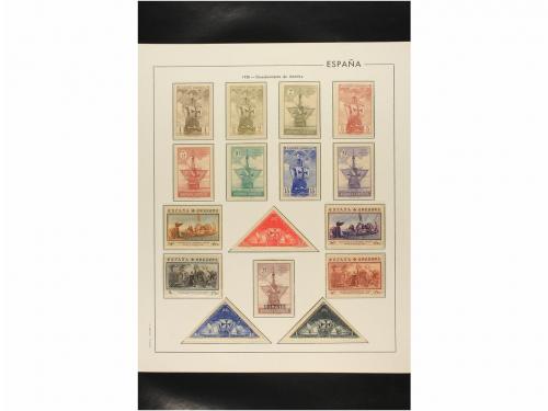 LOTES y COLECCIONES. ESPAÑA. Colección de 1900 a 1950 montad